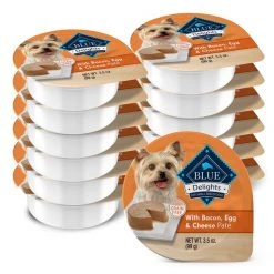 Blue Buffalo Divine Delights Bacon, Egg & Cheese Pate Dog Food Trays
