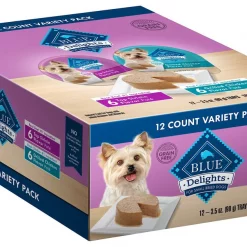 Blue Buffalo Divine Delights Pate Variety Pack Top Sirloin & Grilled Chicken Flavor Dog Food Trays