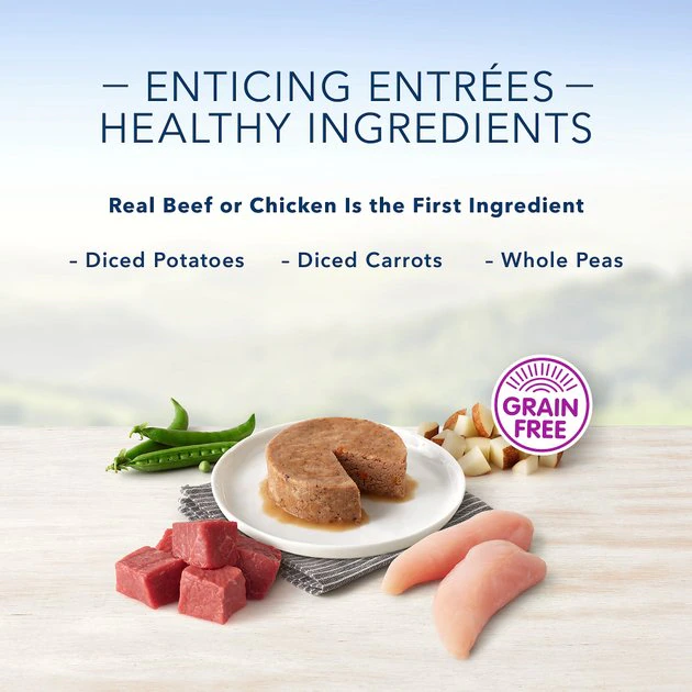 Blue Buffalo Divine Delights Pate Variety Pack Top Sirloin & Grilled Chicken Flavor Dog Food Trays 3 Blue Buffalo Divine Delights Pate Variety Pack Top Sirloin & Grilled Chicken Flavor Dog Food Trays - Image 3