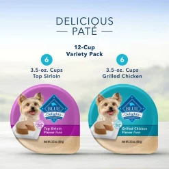Blue Buffalo Divine Delights Pate Variety Pack Top Sirloin & Grilled Chicken Flavor Dog Food Trays 13 Blue Buffalo Divine Delights Pate Variety Pack Top Sirloin & Grilled Chicken Flavor Dog Food Trays -Cheap Blue Life Protection || Charming Pet || Cobalt Aquatics Store 114271 PT7. SY630 V1568667154