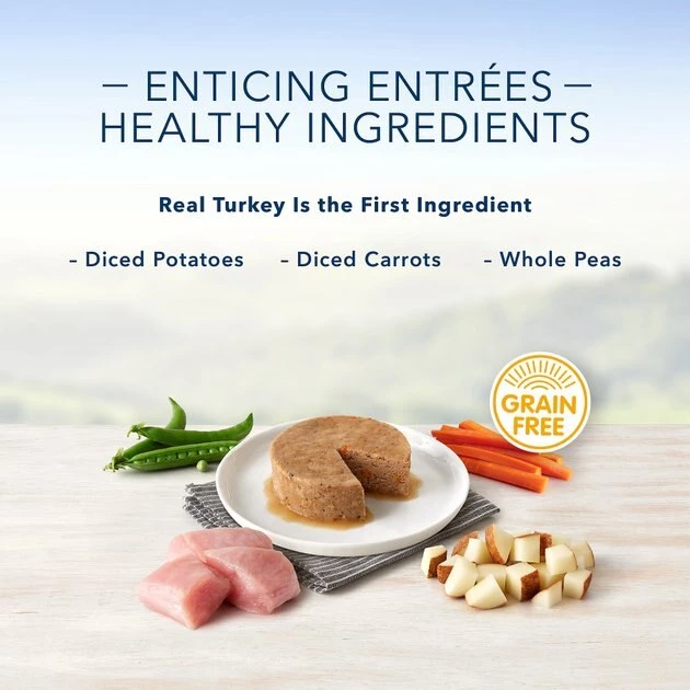 Blue Buffalo Divine Delights Roasted Turkey Flavor Pate Dog Food Trays 4 Blue Buffalo Divine Delights Roasted Turkey Flavor Pate Dog Food Trays - Image 4