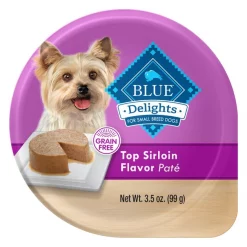 Blue Buffalo Divine Delights Top Sirloin Flavor Pate Dog Food Trays -Cheap Blue Life Protection || Charming Pet || Cobalt Aquatics Store 114282 PT2. SY630 V1642639930