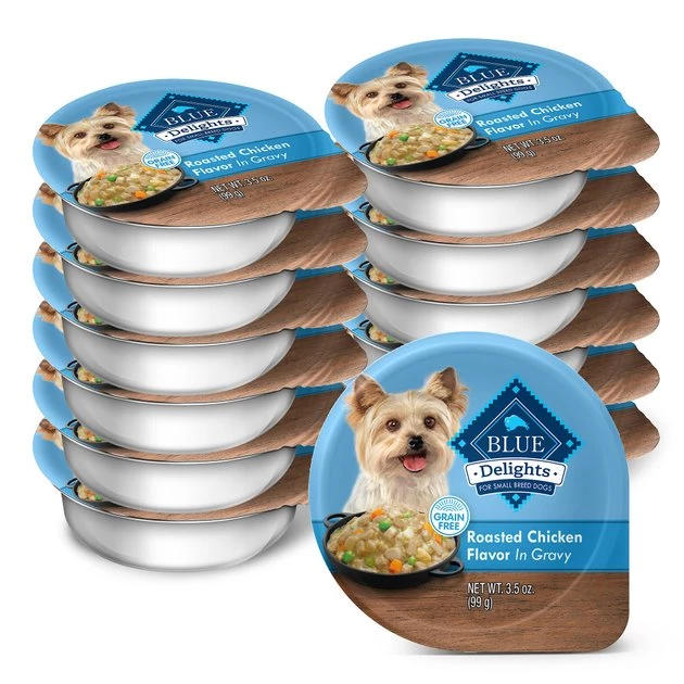 Blue Buffalo Divine Delights Roasted Chicken Flavor Hearty Gravy Dog Food Trays 1 Blue Buffalo Divine Delights Roasted Chicken Flavor Hearty Gravy Dog Food Trays