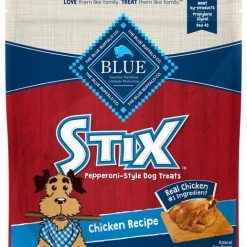 Blue Buffalo Blue Stix Chicken Recipe Pepperoni-Style Dog Treats
