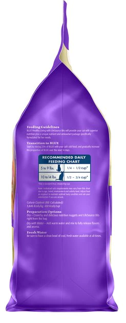 Blue Buffalo Healthy Living Chicken & Brown Rice Recipe Adult Dry Cat Food 9 Blue Buffalo Healthy Living Chicken & Brown Rice Recipe Adult Dry Cat Food - Image 9