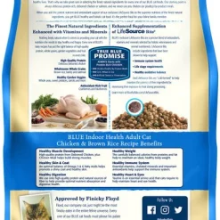 Blue Buffalo Indoor Health Chicken & Brown Rice Recipe Adult Dry Cat Food -Cheap Blue Life Protection || Charming Pet || Cobalt Aquatics Store 144086 PT2. SY630 V1565903231