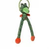 Charming Pet Thunda Tugga Leggy Gator Squeaky Plush Dog Toy