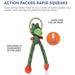 Charming Pet Thunda Tugga Leggy Gator Squeaky Plush Dog Toy -Cheap Blue Life Protection || Charming Pet || Cobalt Aquatics Store 155139 PT7. SY630 V1594678622