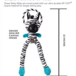 Charming Pet Thunda Tugga Leggy Zebra Squeaky Plush Dog Toy -Cheap Blue Life Protection || Charming Pet || Cobalt Aquatics Store 155140 PT6. SY630 V1594677779