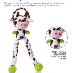 Charming Pet Thunda Tugga Leggy Cow Squeaky Plush Dog Toy -Cheap Blue Life Protection || Charming Pet || Cobalt Aquatics Store 155141 PT8. SY630 V1594680803
