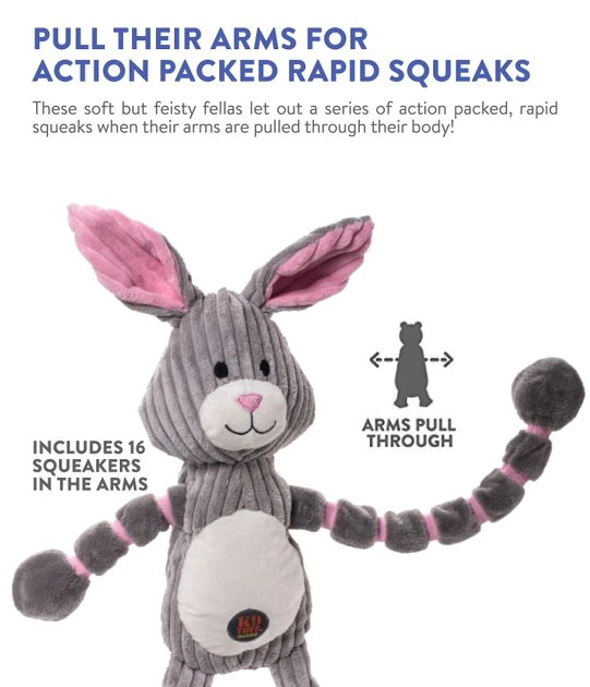 Charming Pet Thunda Tugga Bunny Squeaky Plush Dog Toy 5 Charming Pet Thunda Tugga Bunny Squeaky Plush Dog Toy - Image 5