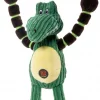 Charming Pet Thunda Tugga Gator Squeaky Plush Dog Toy