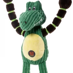 Charming Pet Thunda Tugga Gator Squeaky Plush Dog Toy