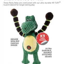 Charming Pet Thunda Tugga Gator Squeaky Plush Dog Toy -Cheap Blue Life Protection || Charming Pet || Cobalt Aquatics Store 155145 PT6. SY630 V1594678271