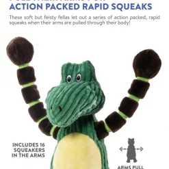 Charming Pet Thunda Tugga Gator Squeaky Plush Dog Toy -Cheap Blue Life Protection || Charming Pet || Cobalt Aquatics Store 155145 PT7. SY630 V1594679560