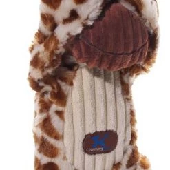 Charming Pet Peek-A-Boo's Giraffe Squeaky Plush Dog Toy