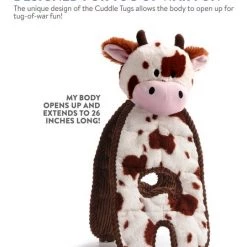 Charming Pet Cuddle Tugs Cow Squeaky Plush Dog Toy -Cheap Blue Life Protection || Charming Pet || Cobalt Aquatics Store 159445 PT6. SY630 V1594677965