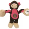 Charming Pet Baby Pulleez Monkey Squeaky Plush Dog Toy