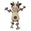 Charming Pet Ranch Roperz Cow Squeaky Plush Dog Toy