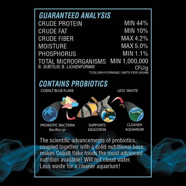 Cobalt Aquatics Cichlid Flakes Fish Food 4 Cobalt Aquatics Cichlid Flakes Fish Food - Image 4
