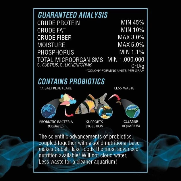 Cobalt Aquatics Spirulina Flakes Fish Food 4 Cobalt Aquatics Spirulina Flakes Fish Food - Image 4