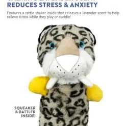 Charming Pet Ice Agerz with Calming Lavender Cheetah Squeaky Plush Dog Toy -Cheap Blue Life Protection || Charming Pet || Cobalt Aquatics Store 173662 PT5. SY630 V1594676519
