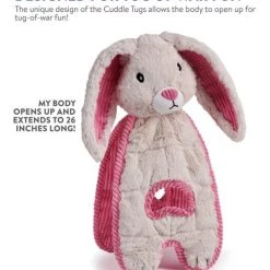 Charming Pet Cuddle Tugs Bunny Squeaky Plush Dog Toy -Cheap Blue Life Protection || Charming Pet || Cobalt Aquatics Store 173690 PT6. SY630 V1594678034
