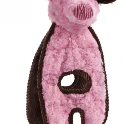 Charming Pet Cuddle Tugs Pig Squeaky Plush Dog Toy