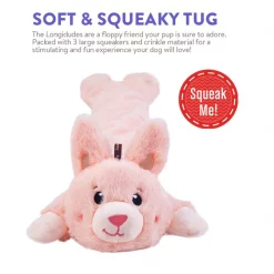 Charming Pet Longidudes Rabbit Squeaky Plush Dog Toy -Cheap Blue Life Protection || Charming Pet || Cobalt Aquatics Store 173702 PT2. SY630 V1639697512