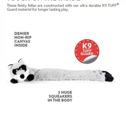 Charming Pet Longidudes Raccoon Squeaky Plush Dog Toy -Cheap Blue Life Protection || Charming Pet || Cobalt Aquatics Store 173703 PT6. SY630 V1594677459
