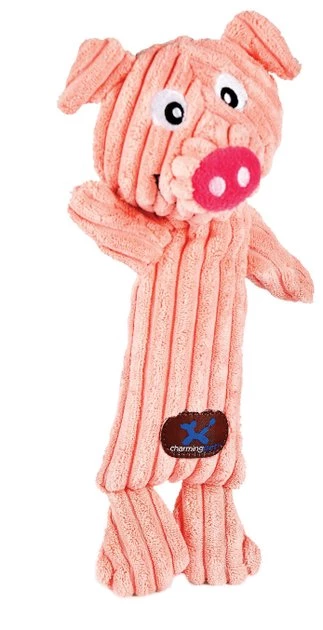 Charming Pet Tennis Heads Pig Squeaky Plush Dog Toy 1 Charming Pet Tennis Heads Pig Squeaky Plush Dog Toy