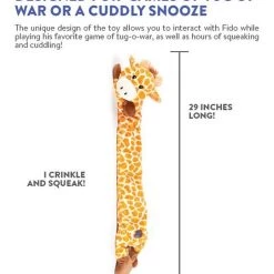 Charming Pet Longidudes Giraffe Squeaky Plush Dog Toy -Cheap Blue Life Protection || Charming Pet || Cobalt Aquatics Store 190518 PT6. SY630 V1594678274