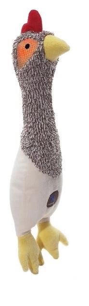 Charming Pet Headbangerz Chicken Squeaky Plush Dog Toy 1 Charming Pet Headbangerz Chicken Squeaky Plush Dog Toy