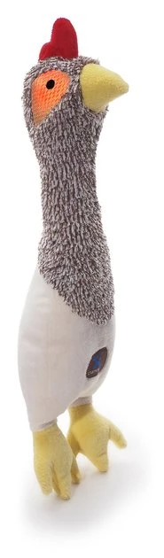 Charming Pet Headbangerz Chicken Squeaky Plush Dog Toy 4 Charming Pet Headbangerz Chicken Squeaky Plush Dog Toy - Image 4