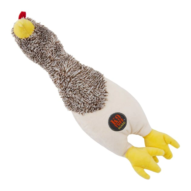 Charming Pet Headbangerz Chicken Squeaky Plush Dog Toy 5 Charming Pet Headbangerz Chicken Squeaky Plush Dog Toy - Image 5