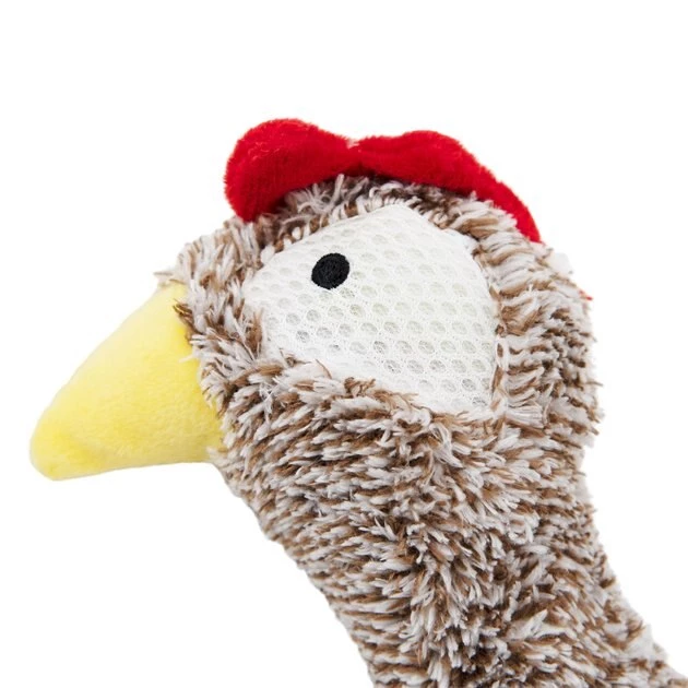 Charming Pet Headbangerz Chicken Squeaky Plush Dog Toy 6 Charming Pet Headbangerz Chicken Squeaky Plush Dog Toy - Image 6