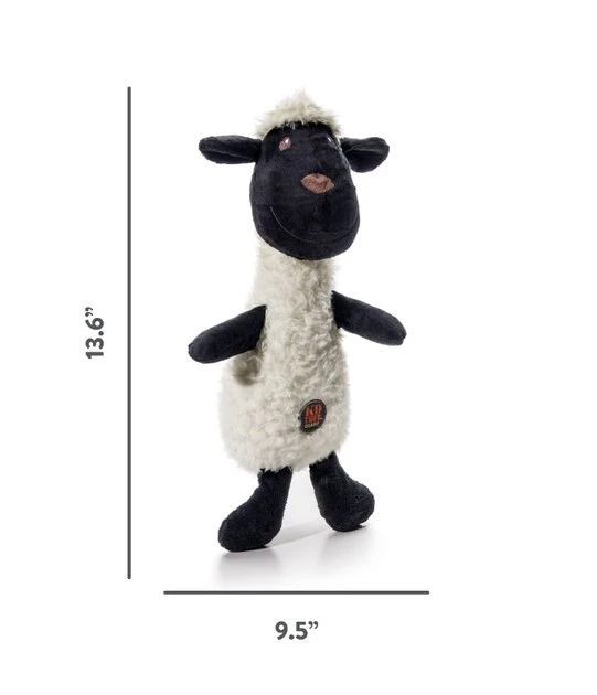 Charming Pet Scruffles Lamb Squeaky Plush Dog Toy 2 Charming Pet Scruffles Lamb Squeaky Plush Dog Toy - Image 2