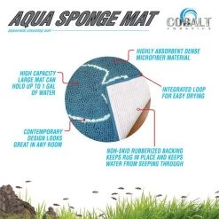 Cobalt Aquatics Aqua Sponge Aquarium Cleaning Mat -Cheap Blue Life Protection || Charming Pet || Cobalt Aquatics Store 238440 PT3. SY630 V1593200808