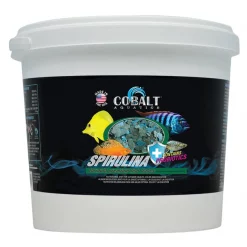 Cobalt Aquatics Spirulina Flakes Fish Food, 2-lb tub