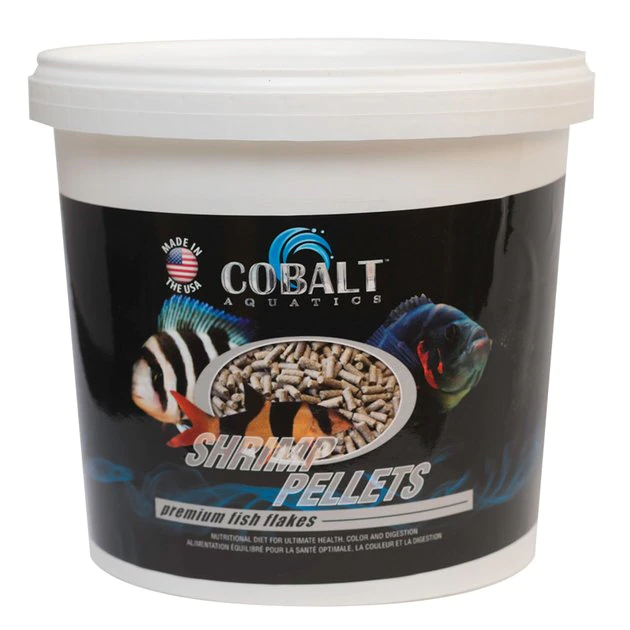 Cobalt Aquatics Shrimp Pellets Fish Food, 58-oz bucket 1 Cobalt Aquatics Shrimp Pellets Fish Food, 58-oz bucket