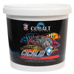 Cobalt Aquatics Cichlid Premium Fish Flakes Fish Food