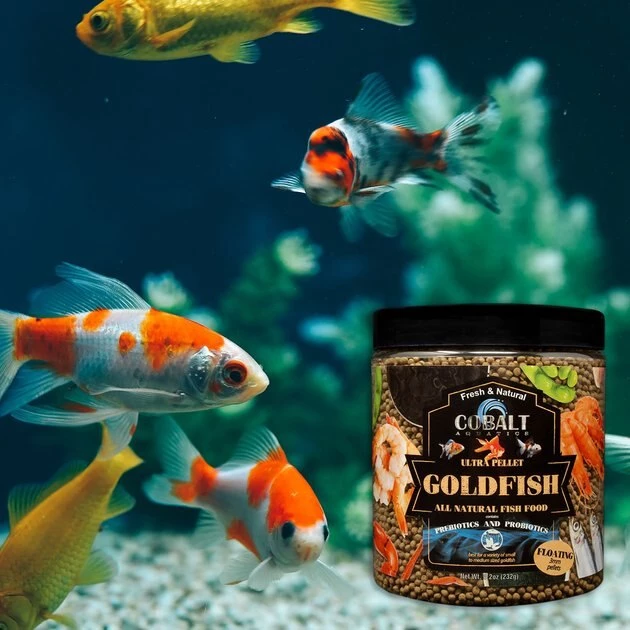 Cobalt Aquatics Ultra Goldfish Pellets Floating Fish Food 2 Cobalt Aquatics Ultra Goldfish Pellets Floating Fish Food - Image 2