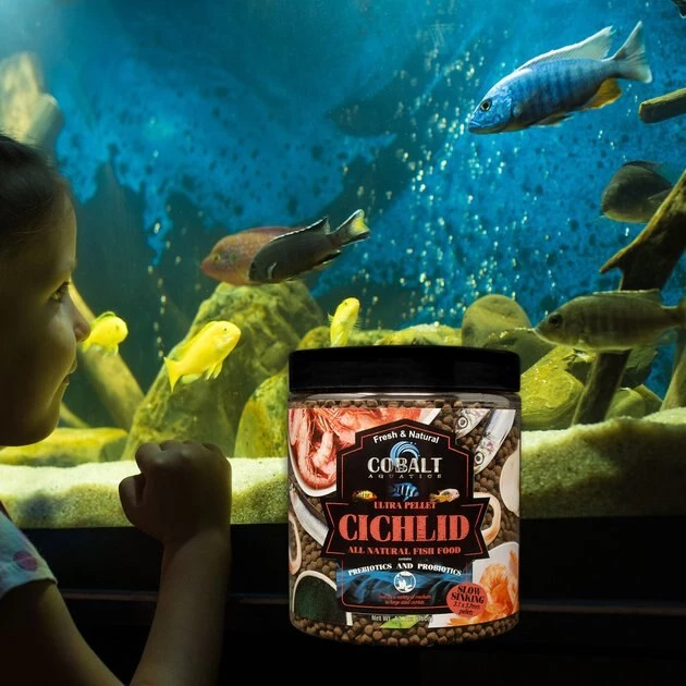 Cobalt Aquatics Ultra Cichlid Pellets Slow Sinking Fish Food 2 Cobalt Aquatics Ultra Cichlid Pellets Slow Sinking Fish Food - Image 2