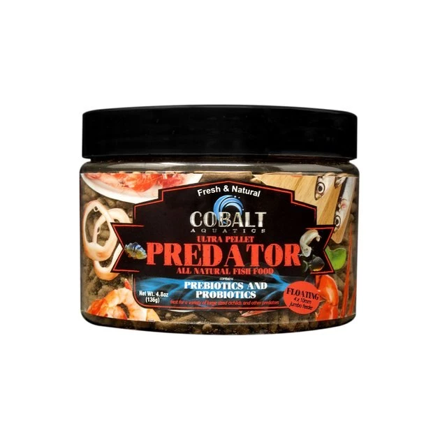 Cobalt Aquatics Ultra Predator Jumbo Feeder Floating Fish Food 1 Cobalt Aquatics Ultra Predator Jumbo Feeder Floating Fish Food
