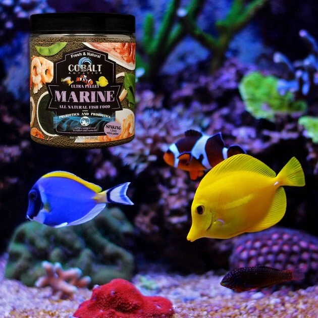 Cobalt Aquatics Ultra Marine Micro Pellets Sinking Fish Food 2 Cobalt Aquatics Ultra Marine Micro Pellets Sinking Fish Food - Image 2