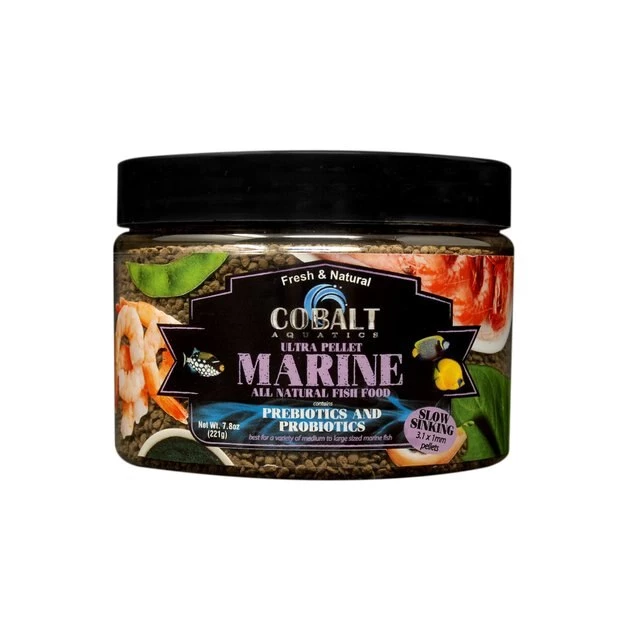 Cobalt Aquatics Ultra Marine Pellets Slow Sinking Fish Food 1 Cobalt Aquatics Ultra Marine Pellets Slow Sinking Fish Food