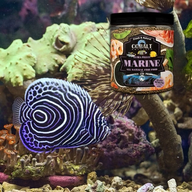 Cobalt Aquatics Ultra Marine Pellets Slow Sinking Fish Food 2 Cobalt Aquatics Ultra Marine Pellets Slow Sinking Fish Food - Image 2