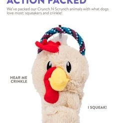 Charming Pet Crunch N Scrunch Chicken Plush Dog Toy, Tan, Large -Cheap Blue Life Protection || Charming Pet || Cobalt Aquatics Store 280216 PT5. SY630 V1618933497