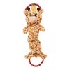 Charming Pet Crunch N Scrunch Giraffe Plush Dog Toy, Brown, Large