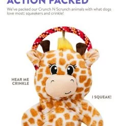 Charming Pet Crunch N Scrunch Giraffe Plush Dog Toy, Brown, Large -Cheap Blue Life Protection || Charming Pet || Cobalt Aquatics Store 280218 PT5. SY630 V1618933324